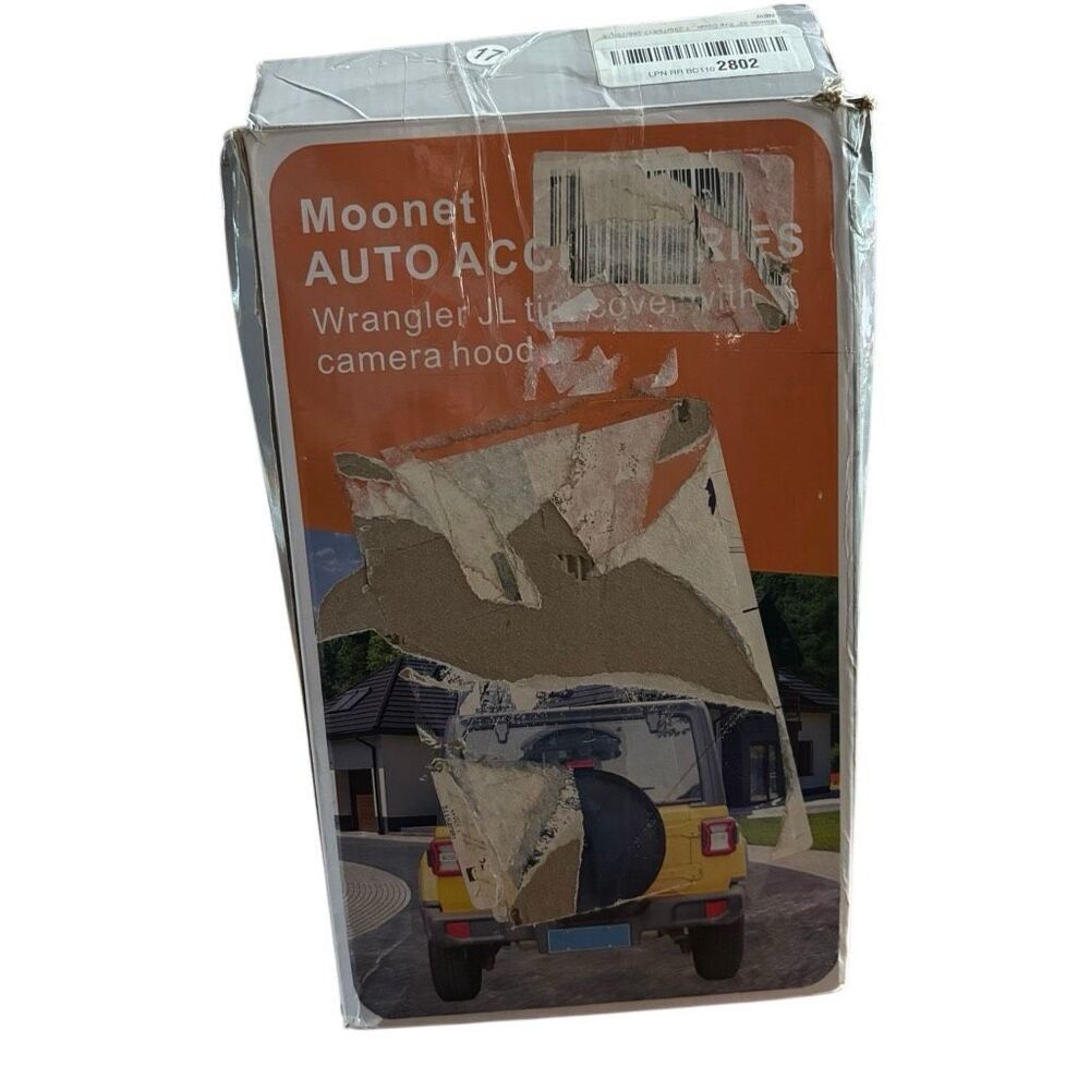Moonet Wrangler JL 32” Tire Cover With Camera Hole *New-Open Box*